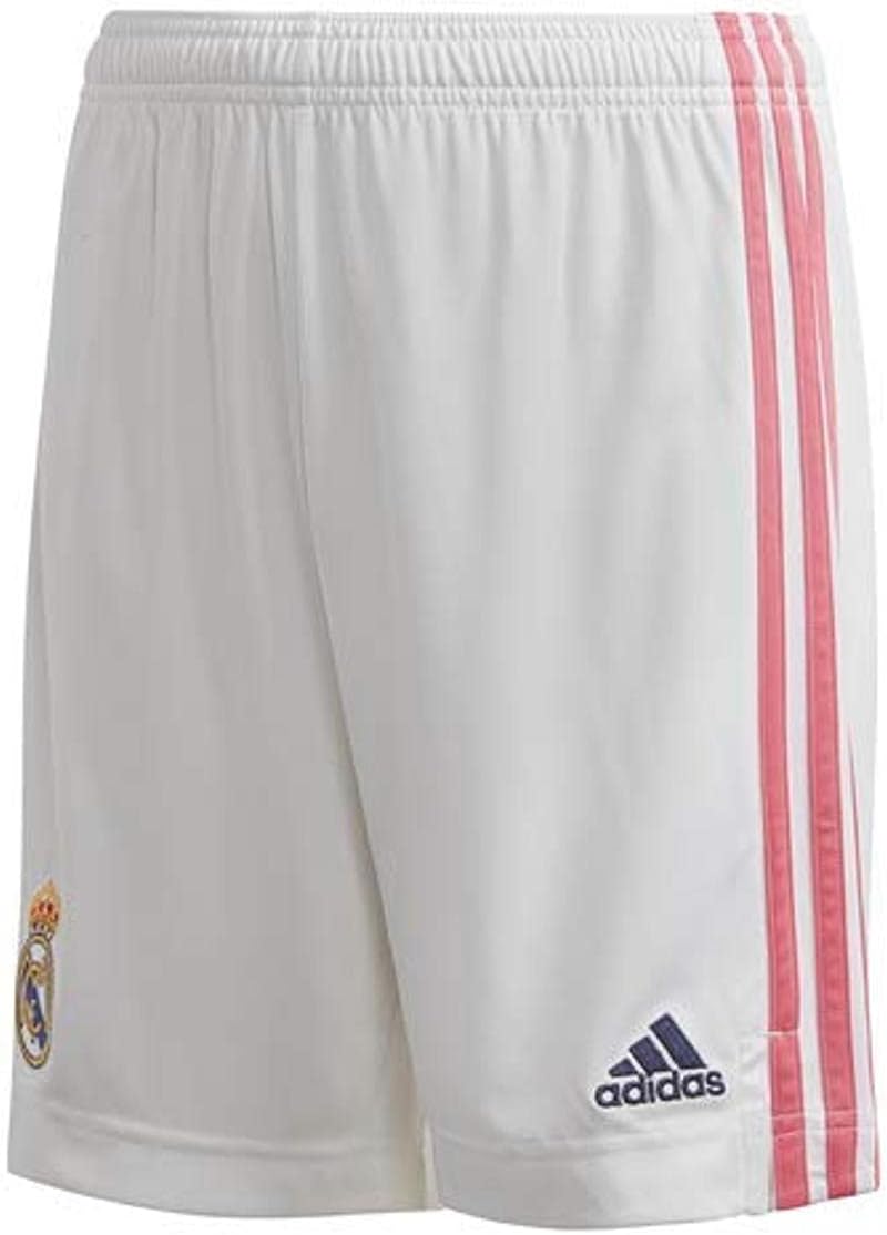 Real Madrid F.C. Unisex Kids Season 2020/21 Official Home Shorts Official Home Shorts