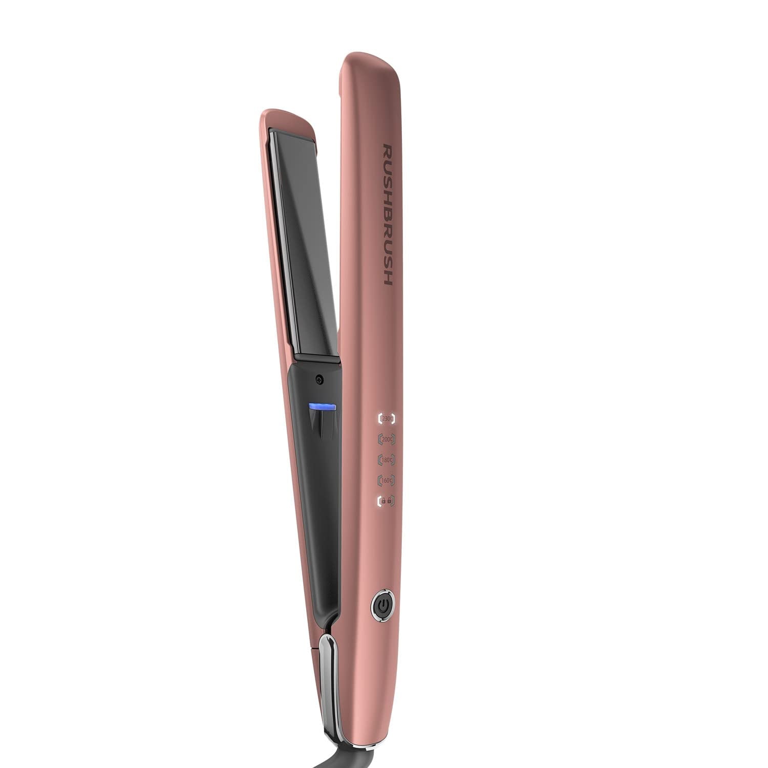 RUSHBRUSH® X3 Glam Straightener – Rose Gold