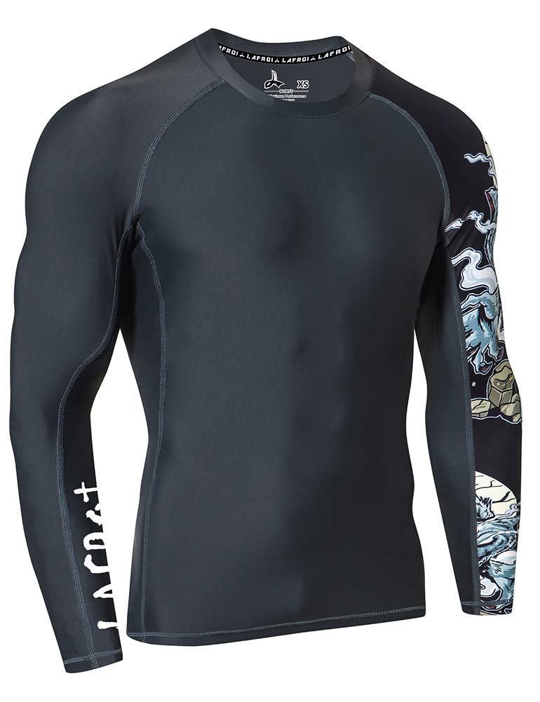 LAFROI Men Rash Guard Rash Guard Shirt