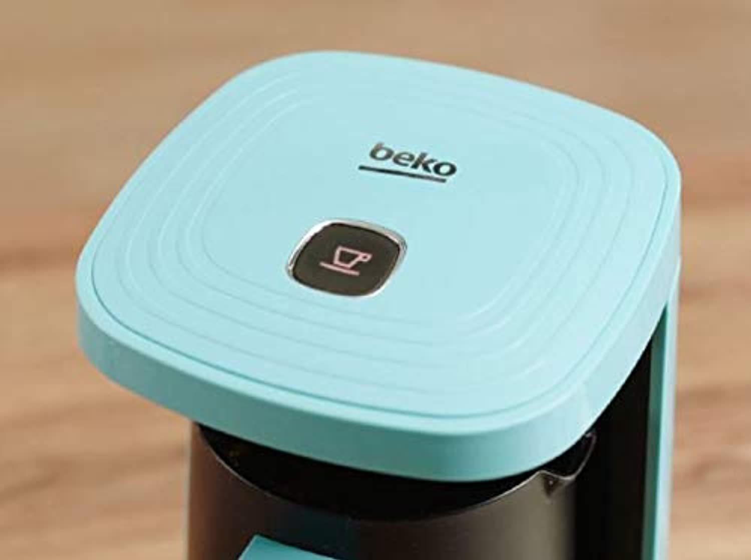 Beko Turkish Coffee Machine, 500W, 3 Cup, One touch control, lack of bean indicator, Anti-Spill Made In Turkey - Blue, TKM2940M, 1 Year Manufacturer Warranty