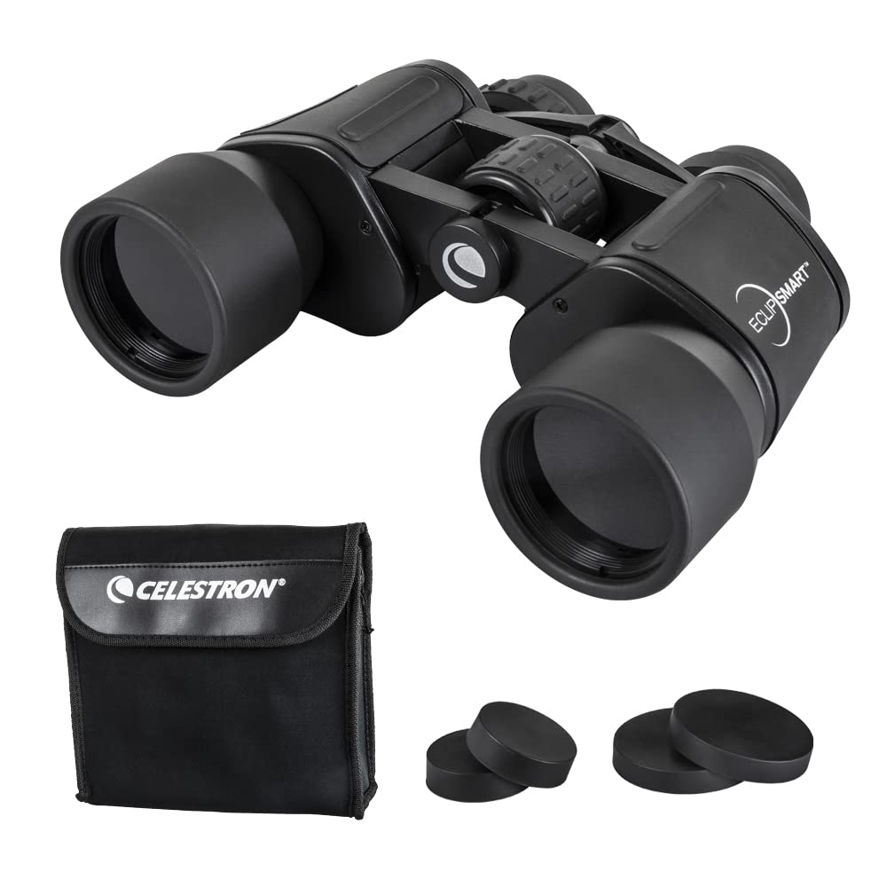 Celestron – Eclipsmart 10X42 Solar Viewing Binoculars – Premium Solar Safe Filter Technology – Binoculars For Safe Solar Observing – Iso 12312–2 Compliant For Solar Observing – Multi-Coated Optics