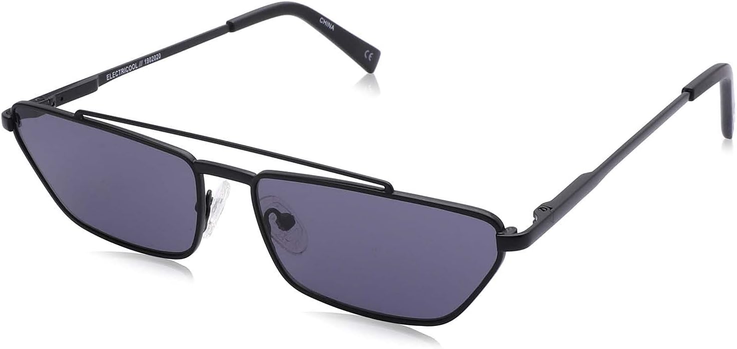 Le Specs Top-Bar Unisex Square Polarized Sunglasses - Black