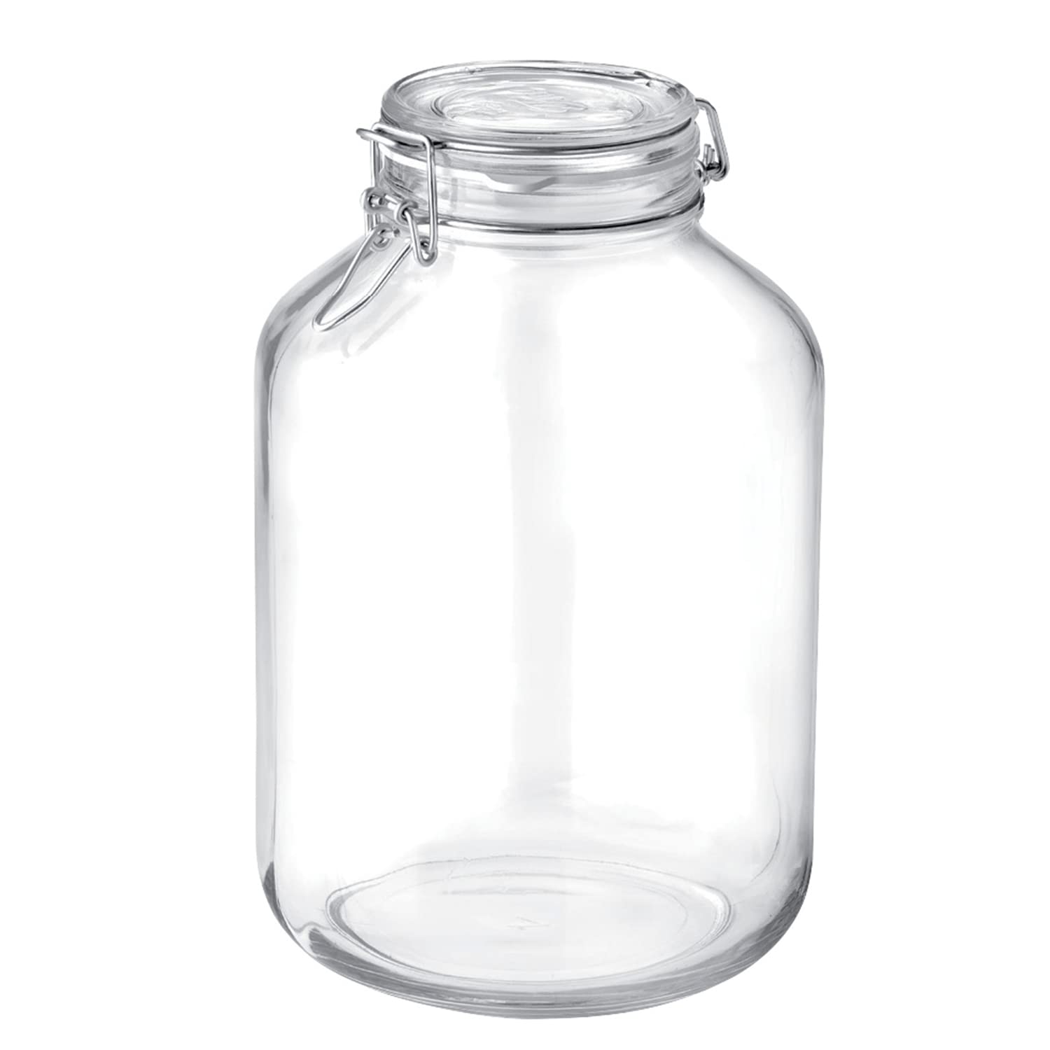 Bormioli Rocco Fido Clip Jar, Clear, 5 Litres