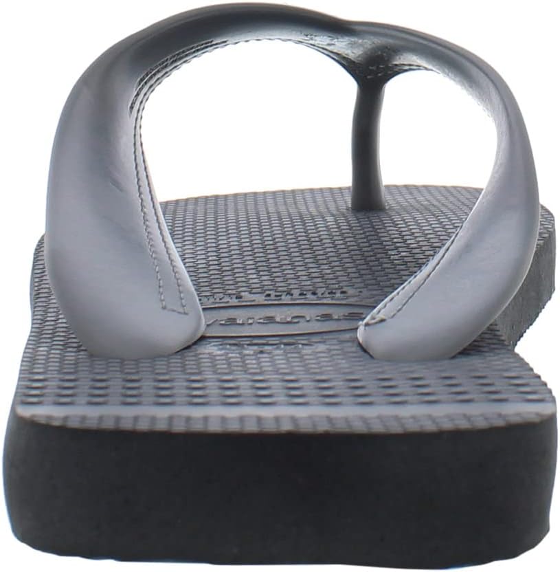 Havainas Unisex New Hybrid BE Sandals, Stylish Open Toed Flip Flops, Supportive Rubber Sole, Dual Textured Comfortable Strap GREY 45/46