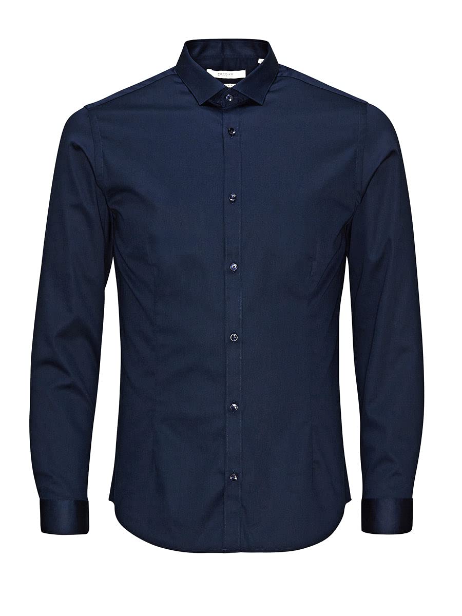 Jack & Jones Men's Jjprparma Shirt L/S Noos Super Silm Fit Shirt (pack of 1)