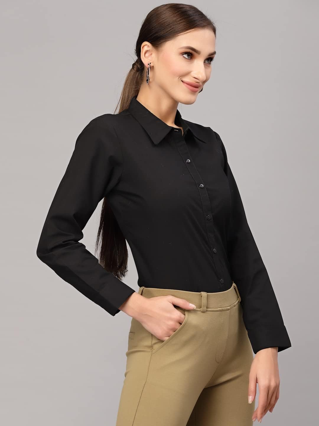 Krave Women Classic Formal Shirt