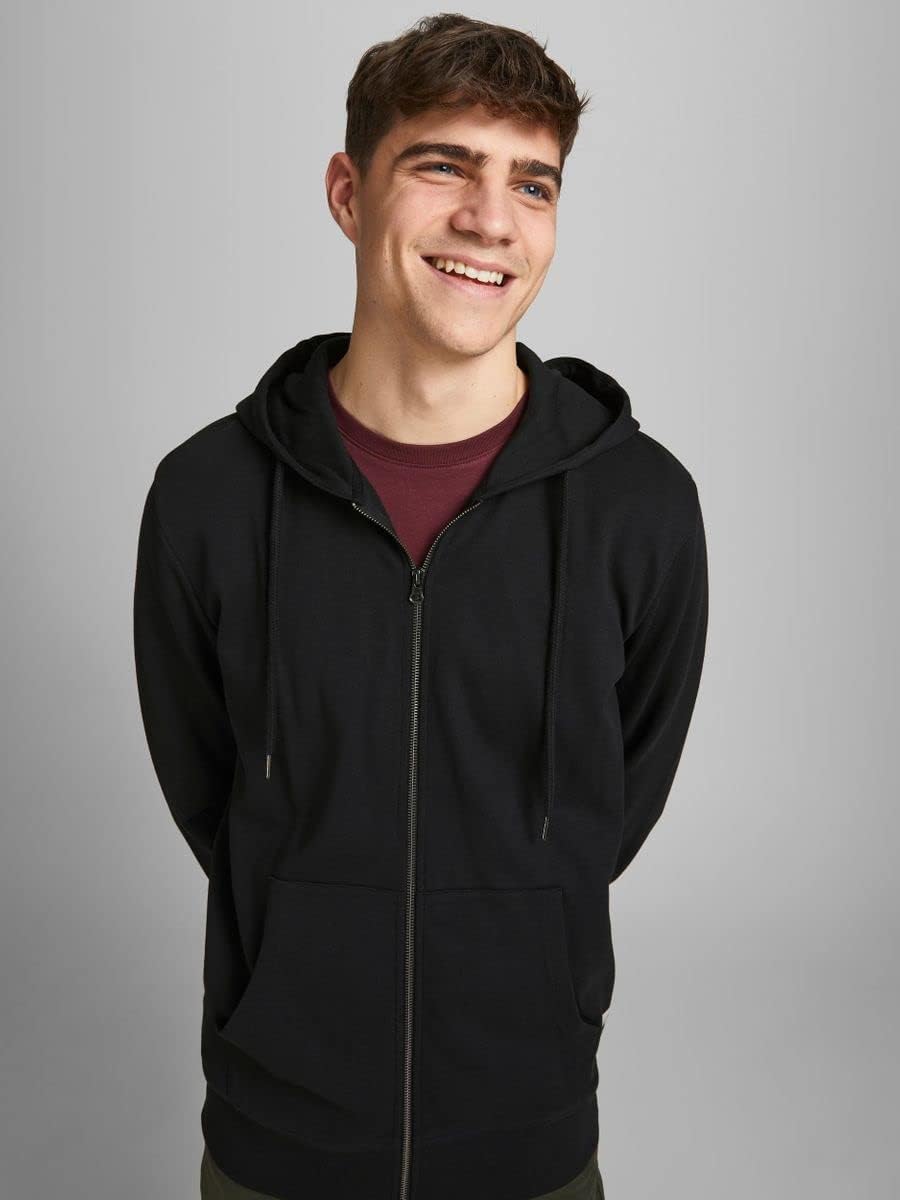 Jack & Jones mens Zip Hooded Sweatshirt (pack of 1)