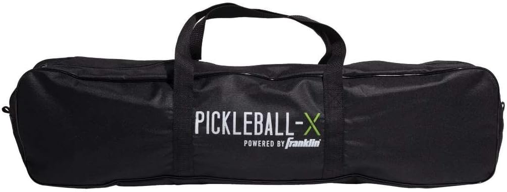 Franklin Sports Pickleball Nets - Portable Outdoor Pickleball Net Systems - Official Regulation Size 22' Foot Pickleball Net with Travel Bag - Portable Pickleball Court Nets for Official Size Court