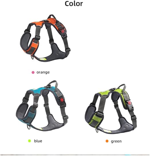 Golden Panda T8 Comfortable Harness, Blue Sizes: S