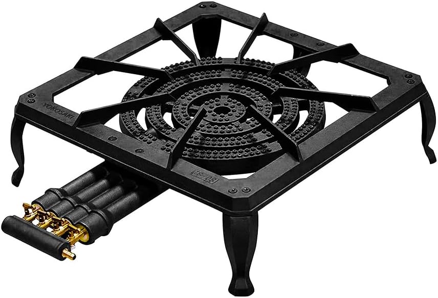 Yokosaki Cast Iron Gas Stove Outdoor stove, Home Large Cooking Stove, Outdoor Camping Stove - YS08 Heavy