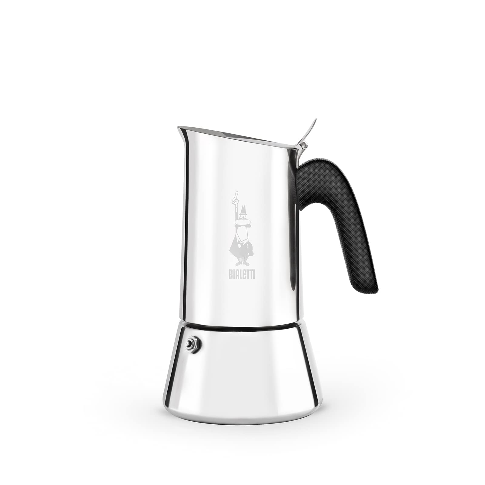 Bialetti - New Venus Induction, Stovetop Coffee Maker, Suitable for all Types of Hobs, Stainless Steel, Silver,4 Cups (5.7 Oz),0007254/CN
