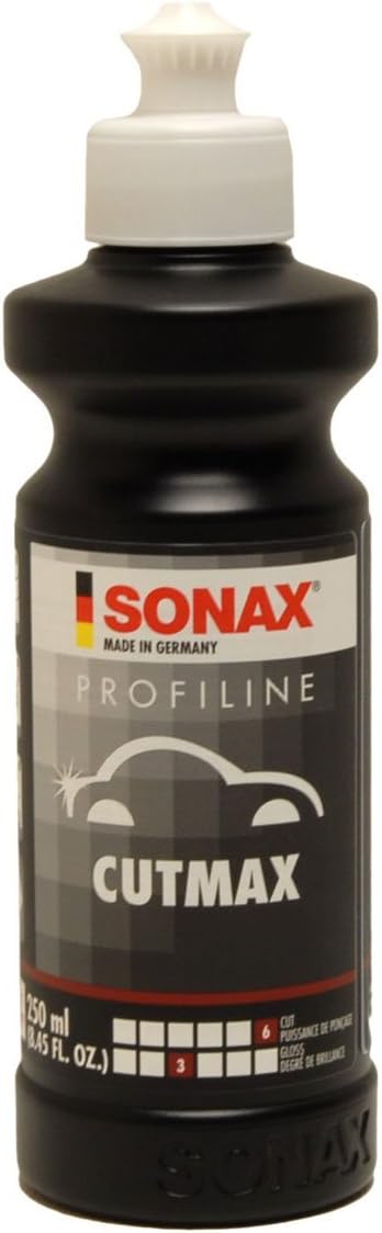 Sonax (246141) Profiline CutMax - 250 ml | For Highest cutting and Polishing results | Removes sanding marks of up to P1500