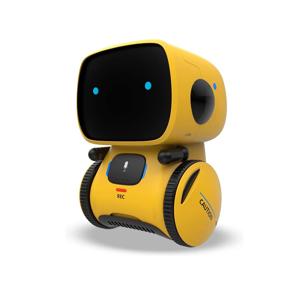 AMERTEER Kids Robot Toy, Smart Talking Robots Intelligent Partner and Teacher with Voice Control and Touch Sensor, Singing, Dancing, Repeating, Gift for Boys and Girls of Age 3 and Up