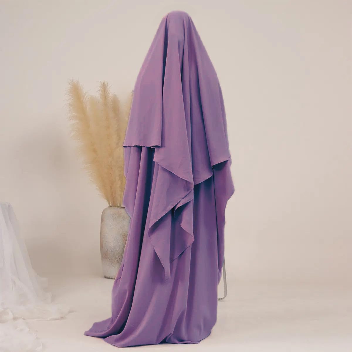 Elegant & Modest Prayer Dress Abaya for Women | Islamic prayer dress | 2 piece Muslim praying outfit hijab |Full Length Hijab Dress, Jilbab 2 piece- Umrah essentials- prayer set
