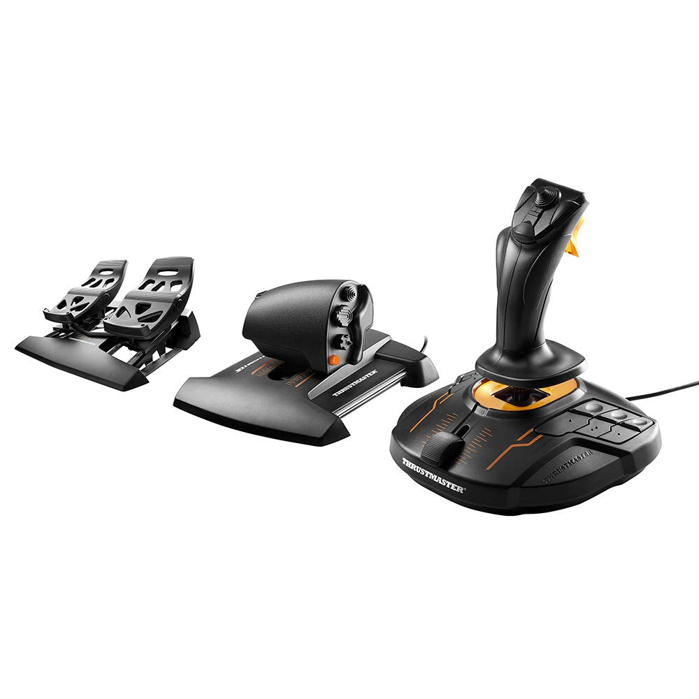 Thrustmaster T.16000M FCS Flight Pack: Joystick, Throttle and Rudder pedals for PC