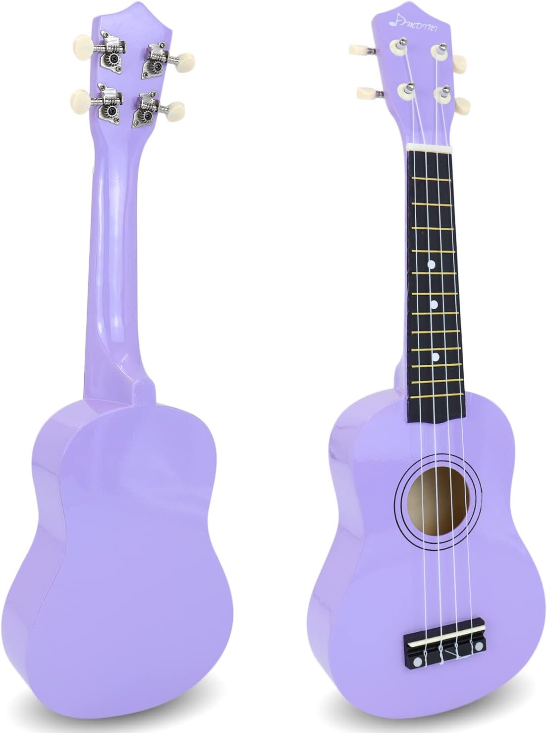 Amdini Varnish Soprano Wood Ukulele 21 inch Starter Uke Hawaii Small Guitar for Students and Beginners