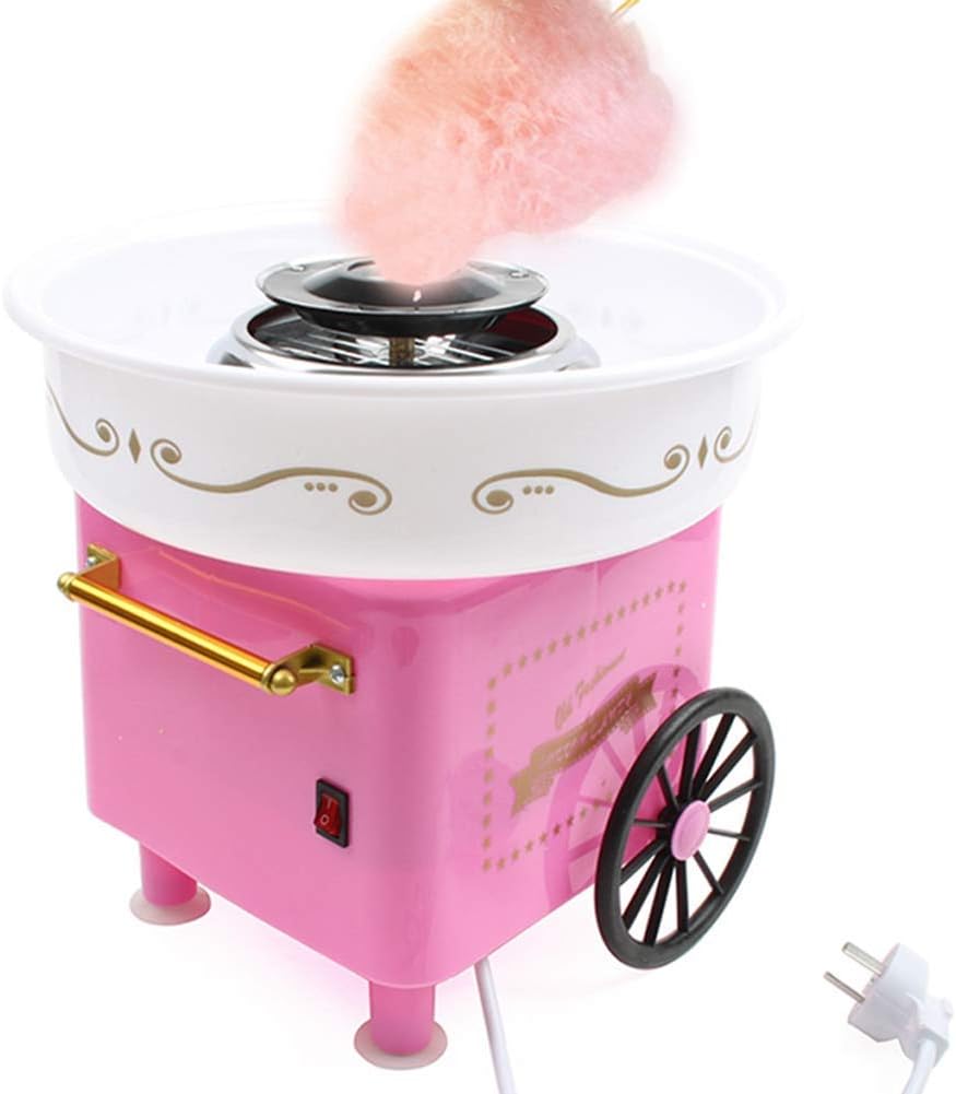 zaizai Mini Cotton Candy Machine,electric Cotton Candy, Maker Candy Floss Machine Cart Kitchen Diy,sugar Yarn Machine To Make Cotton Candy for Children