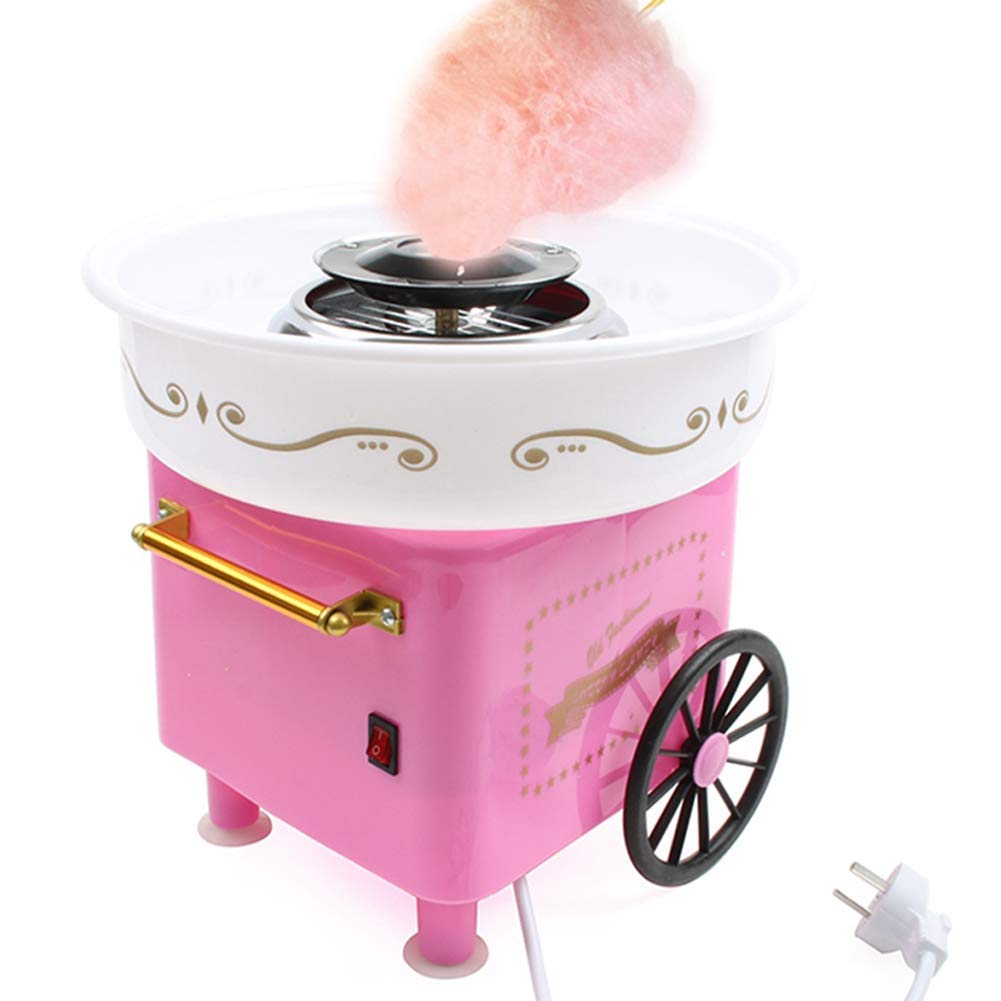 zaizai Mini Cotton Candy Machine,electric Cotton Candy, Maker Candy Floss Machine Cart Kitchen Diy,sugar Yarn Machine To Make Cotton Candy for Children