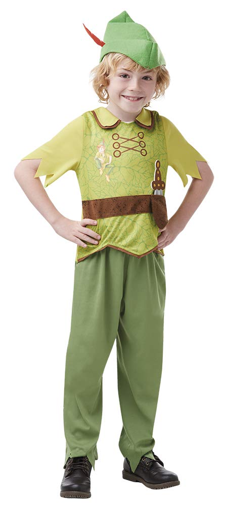 Rubie's Disney Peter Pan Child World Book Day and Book Week Costume, Small, 3 4 Years, 104 cm, Multicolour