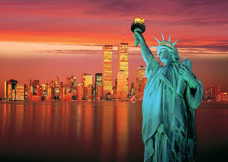 Statue of liberty, usa mini 1000pcs puzzle