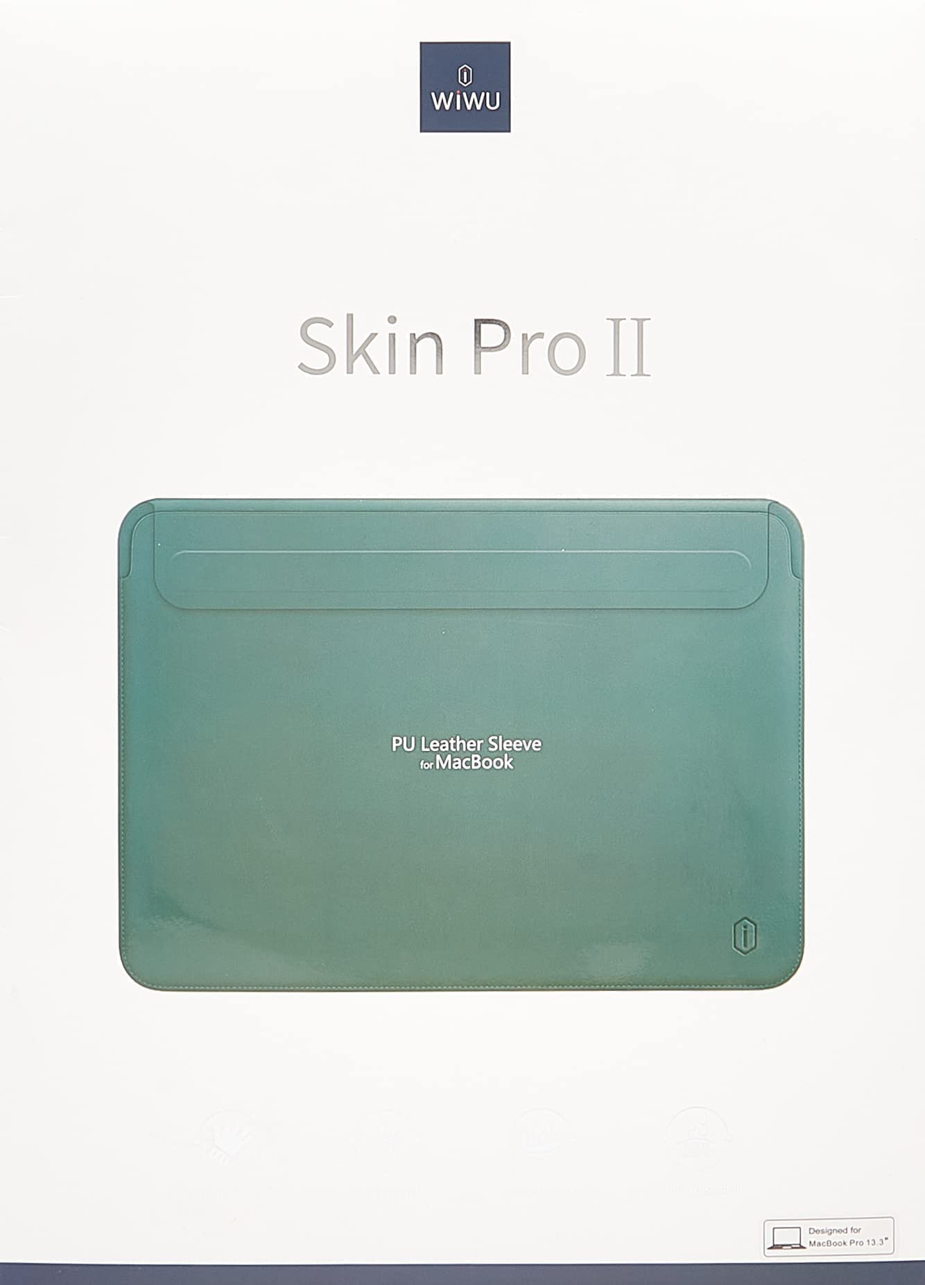 WIWU Skin Pro II PU Leather Sleeve For MacBook 13.3