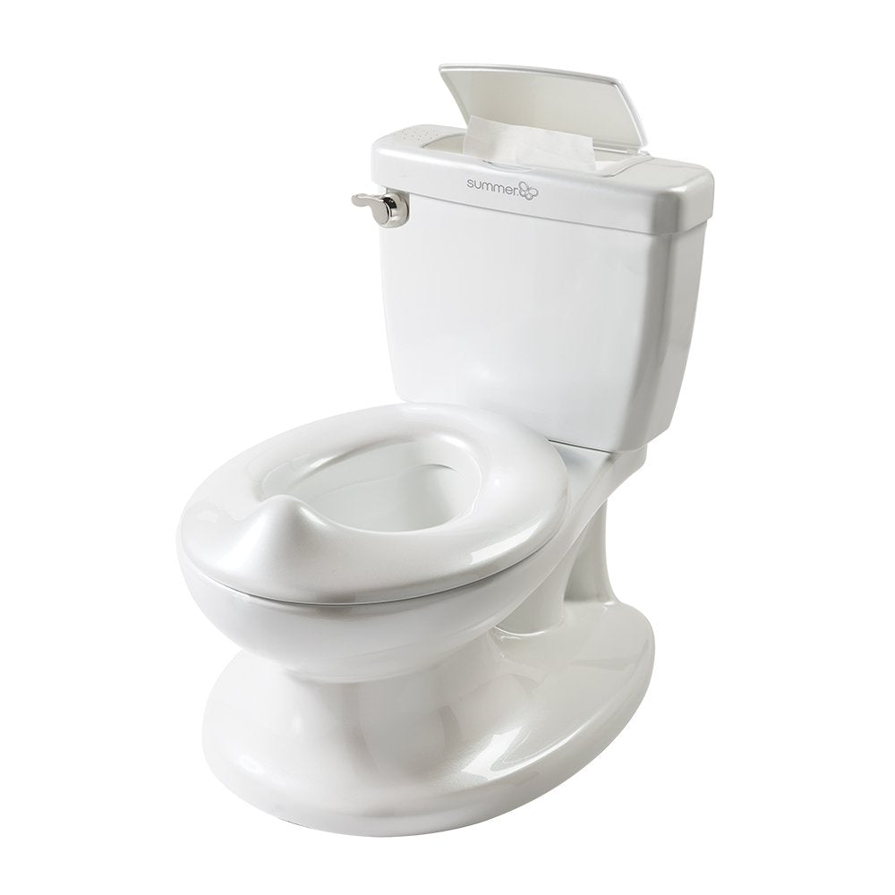 Summer Infant Summer My Size Potty, White â€“ Realistic Potty Training Toilet Looks And Feels Like An Adult Easy To Empty Clean