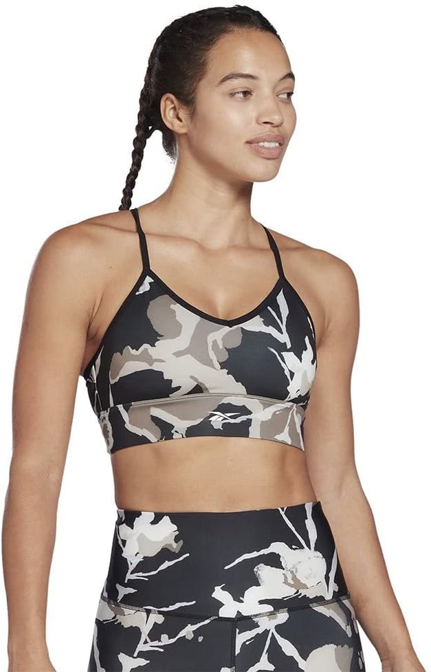 Reebok Women's Myt All Over Print Sports Bra