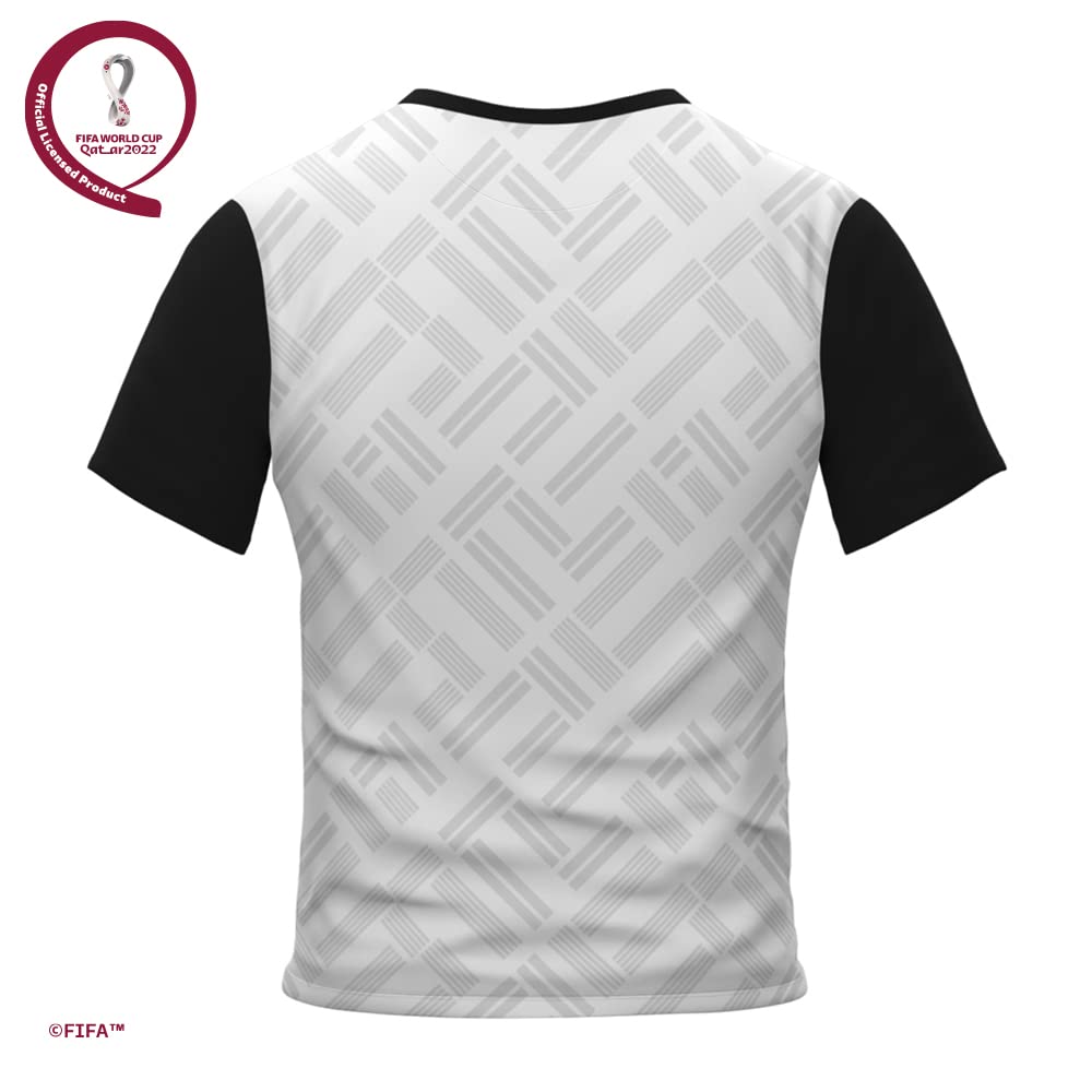 FIFA World Cup Qatar 2022 GERMANY MEN'S TSHIRT - WHITE AND BLACK