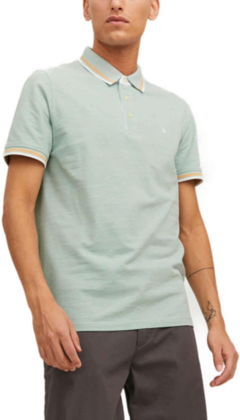 Jack & Jones mens Slim Fit Jjepaulos Polo SS Noos Polo-Shirt