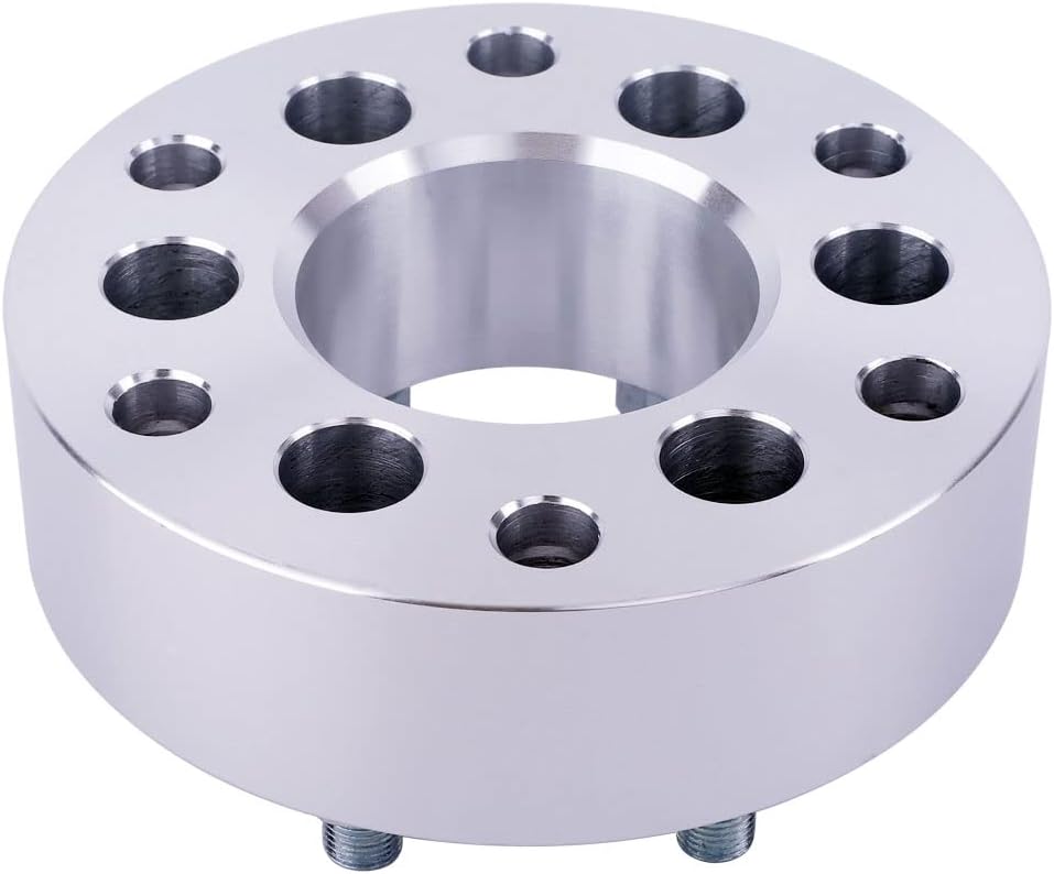 2PC 6x135 to 6x5.5 Wheel Adapters 2 Inch with 14x2 Studs Compatible with Ford 6 Lug 6x135 to 6x139.7 for 2004-2014 F150 | 2003-2014 Expedition | 2003-2014 Navigator | 2006-2014 Mark LT