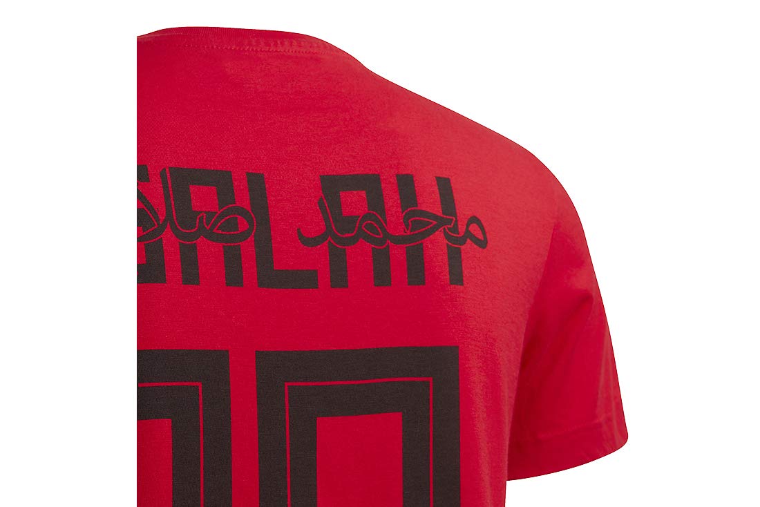 adidas Men's M SALAH 10 GRAPHIC T-Shirt, Red (Scarlet)