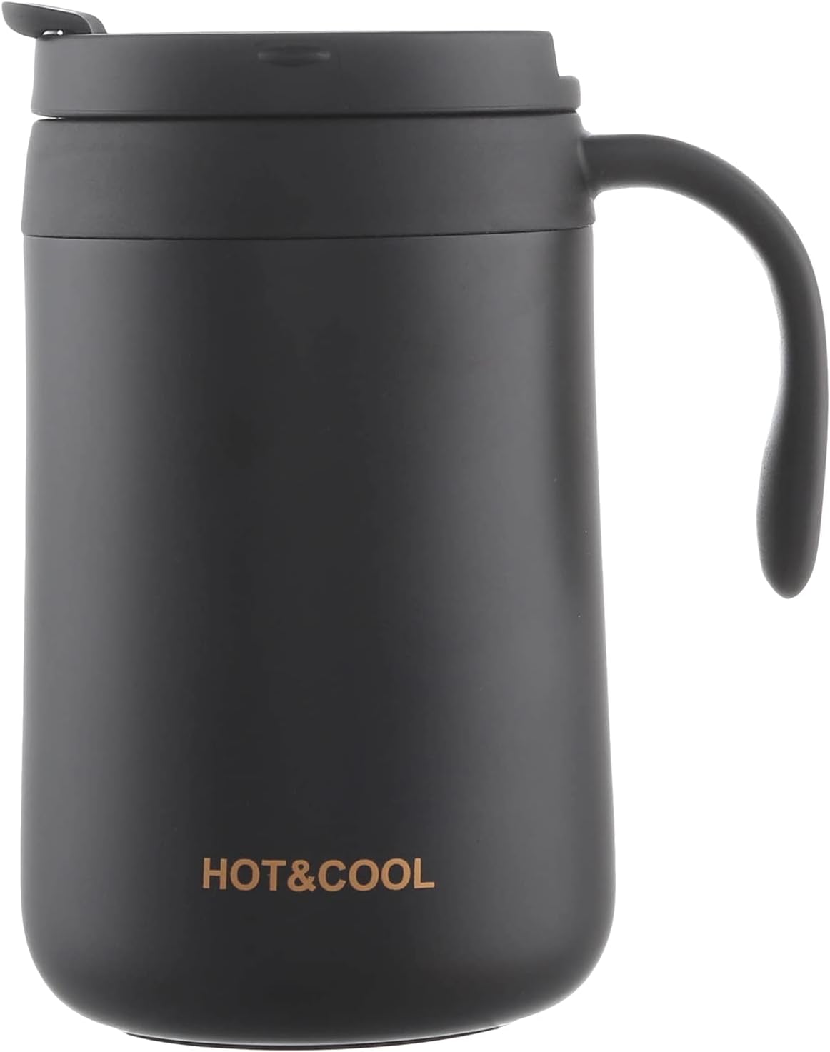 HOOR Stainless Steel Cup, 500 ml - Black