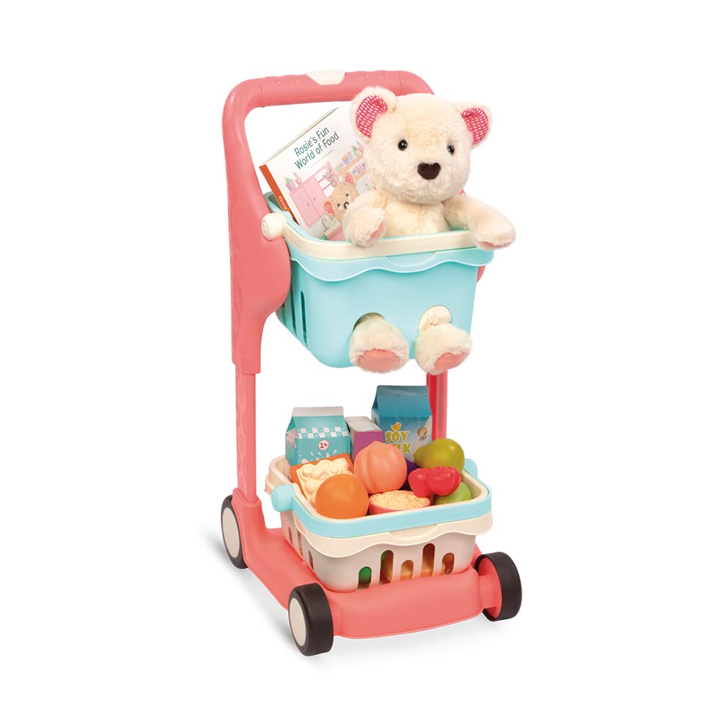 B. BX2054C1Z Musical Shopping Cart & Plush Bear, Multi-Color