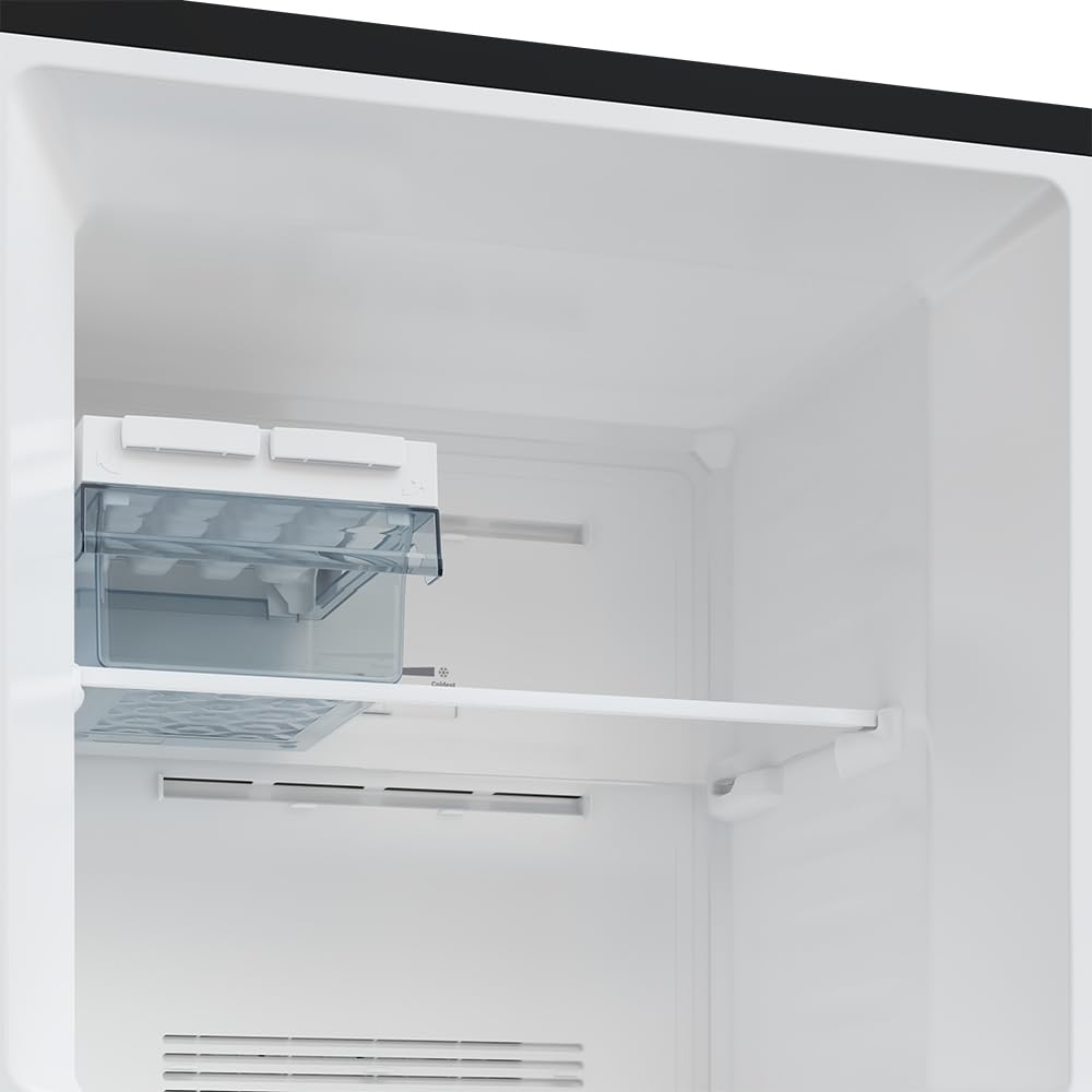 Hitachi 330L Gross, Net 240L, Top Mount Double Door Refrigerator, No Frost Fridge Freezer, High Power, 10 Year Warranty on Inverter Compressor, Tempered Glass Shelves, Brilliant Silver-HRTN5255MFXAE