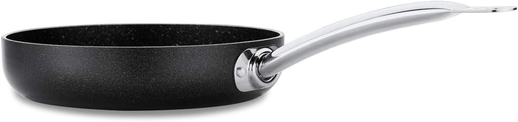 Korkmaz Proline Nero Frying Pan, Nonstick Omelette Pan, Chefs Pan, Saucepan, Non Stick Fry Pan, 26x5.5 CM