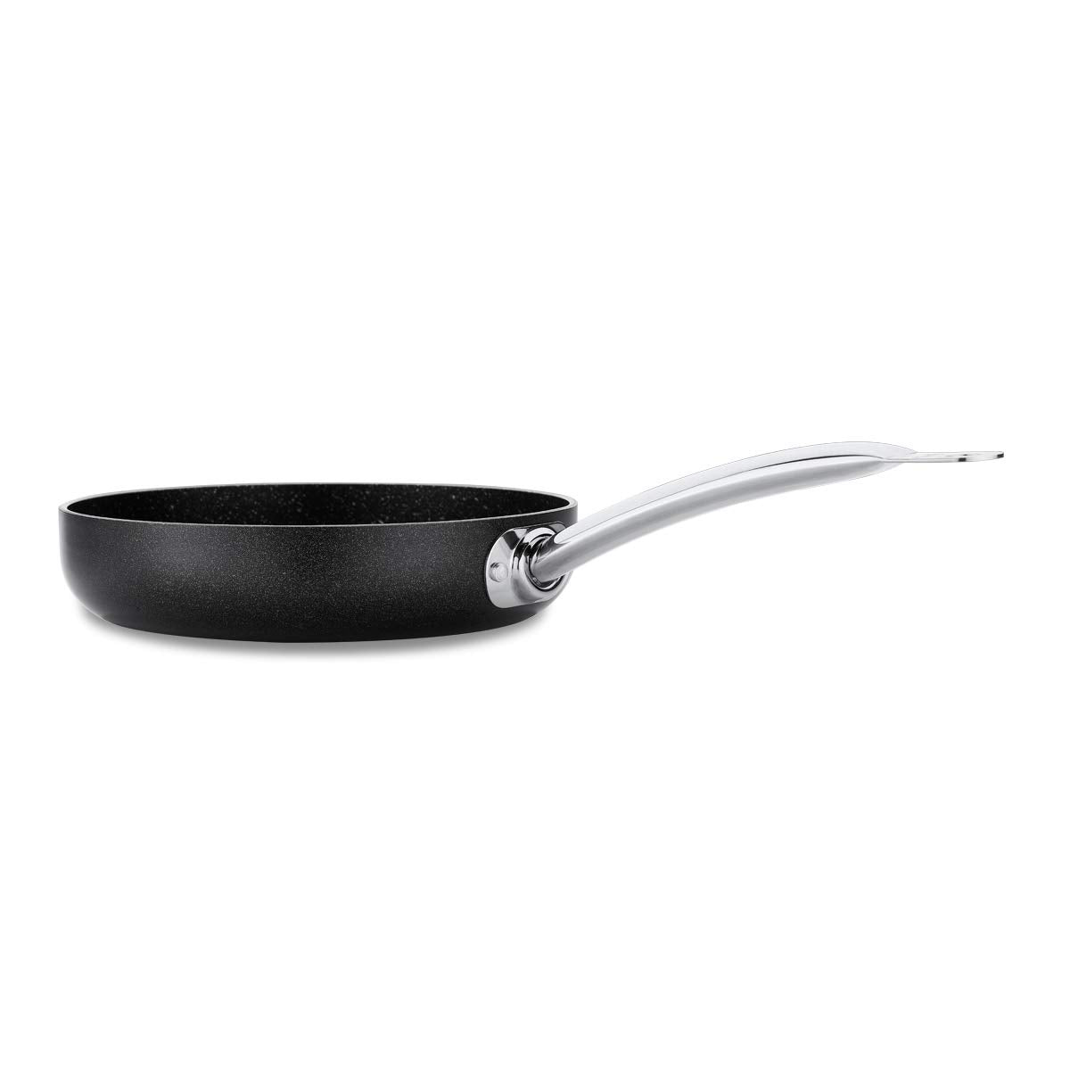 Korkmaz Proline Nero Frying Pan, Nonstick Omelette Pan, Chefs Pan, Saucepan, Non Stick Fry Pan, 26x5.5 CM