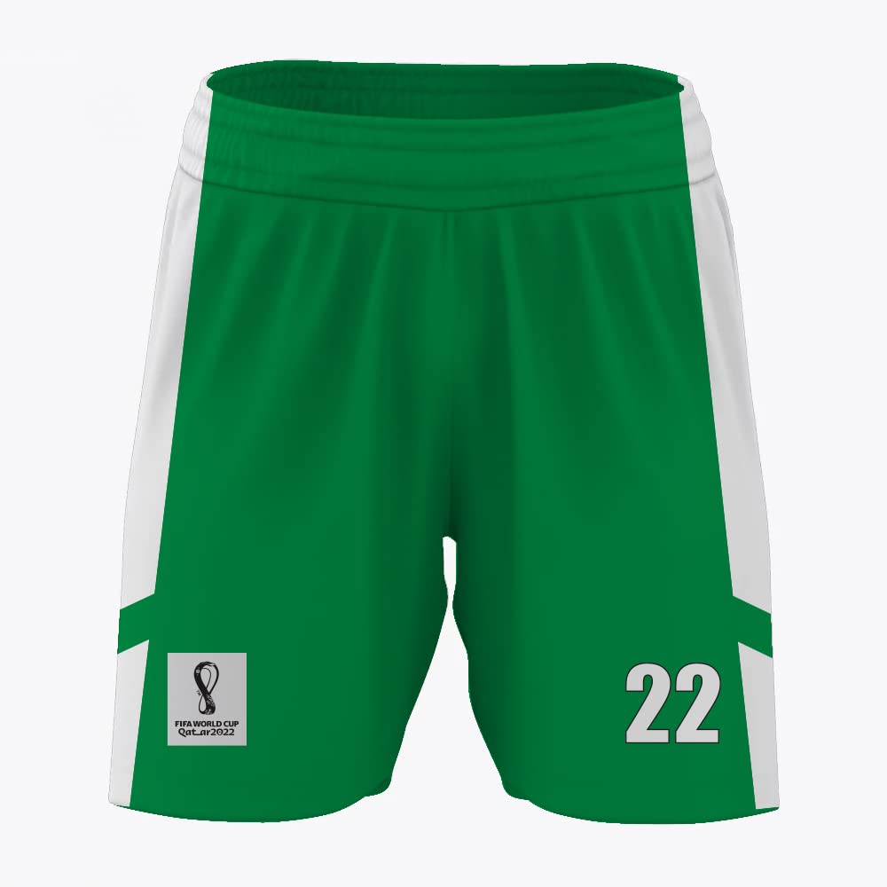 FIFA World Cup Qatar 2022 KSA BOY'S SHORTS - GREEN