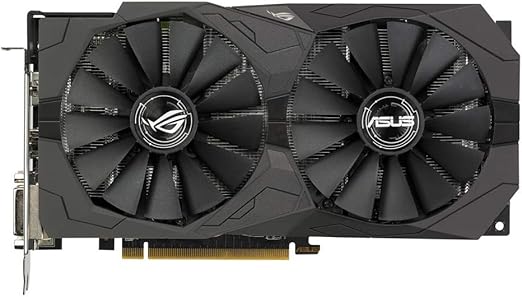 Asus Amd Rog-Strix-Rx570-O4G-Gaming 4 GB GDDR5 256-Bit Memory Dvi/Dp/Hdmi Pci Express 3 Graphics Card - Black