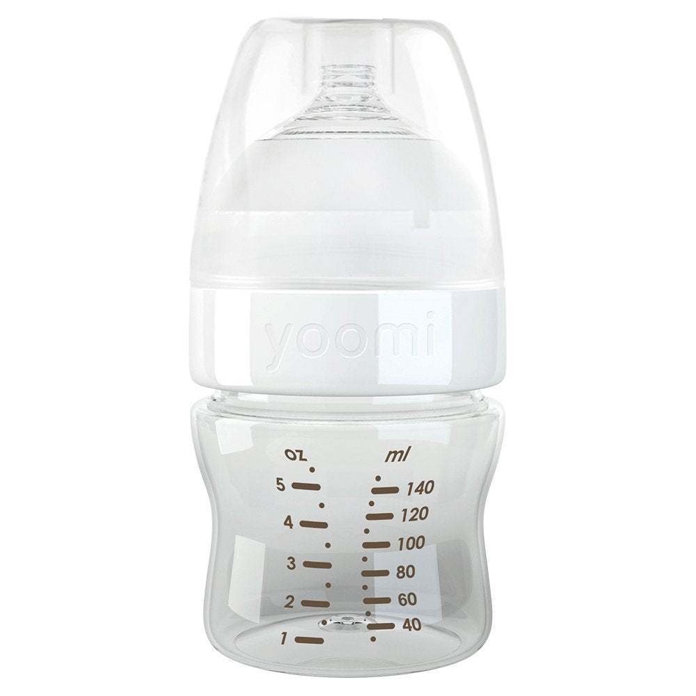 Yoomi 5oz/140ml feeding bottles (pack of 2)