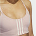 Adidas aeroimpact ls hc5341 training wonder mauve workout bra - light support for women, size mac