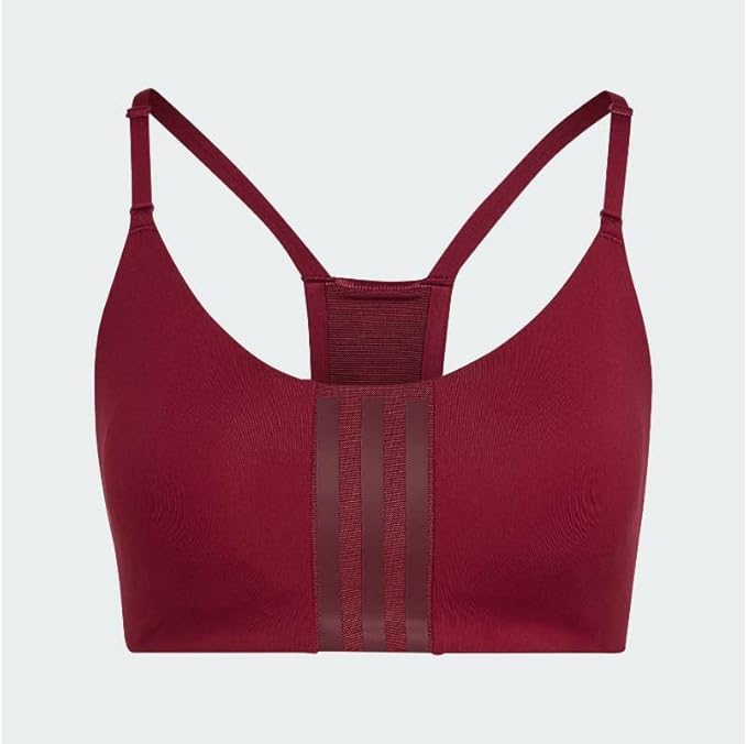 Adidas AEROIMPACT LS HC5342 TRAINING legacy burgundy WORKOUT BRA - LIGHT SUPPORT For Women