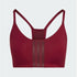 Adidas AEROIMPACT LS HC5342 TRAINING legacy burgundy WORKOUT BRA - LIGHT SUPPORT For Women