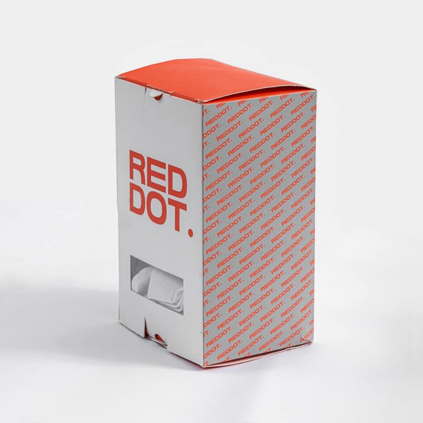 تيشيرت رجالي من Red Dot موديل 2255RD (عبوة من 3 قطع) - أبيض، مقاس L
