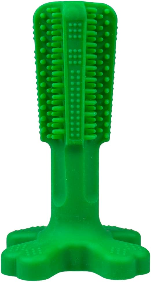 Duvo+ Chew 'n Play Brush,Green Sizes - S 12x7,6x7,6cm