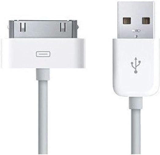 USB Charger Sync Data Cable for iPad 2/3 iPhone 4/4S 3G, White