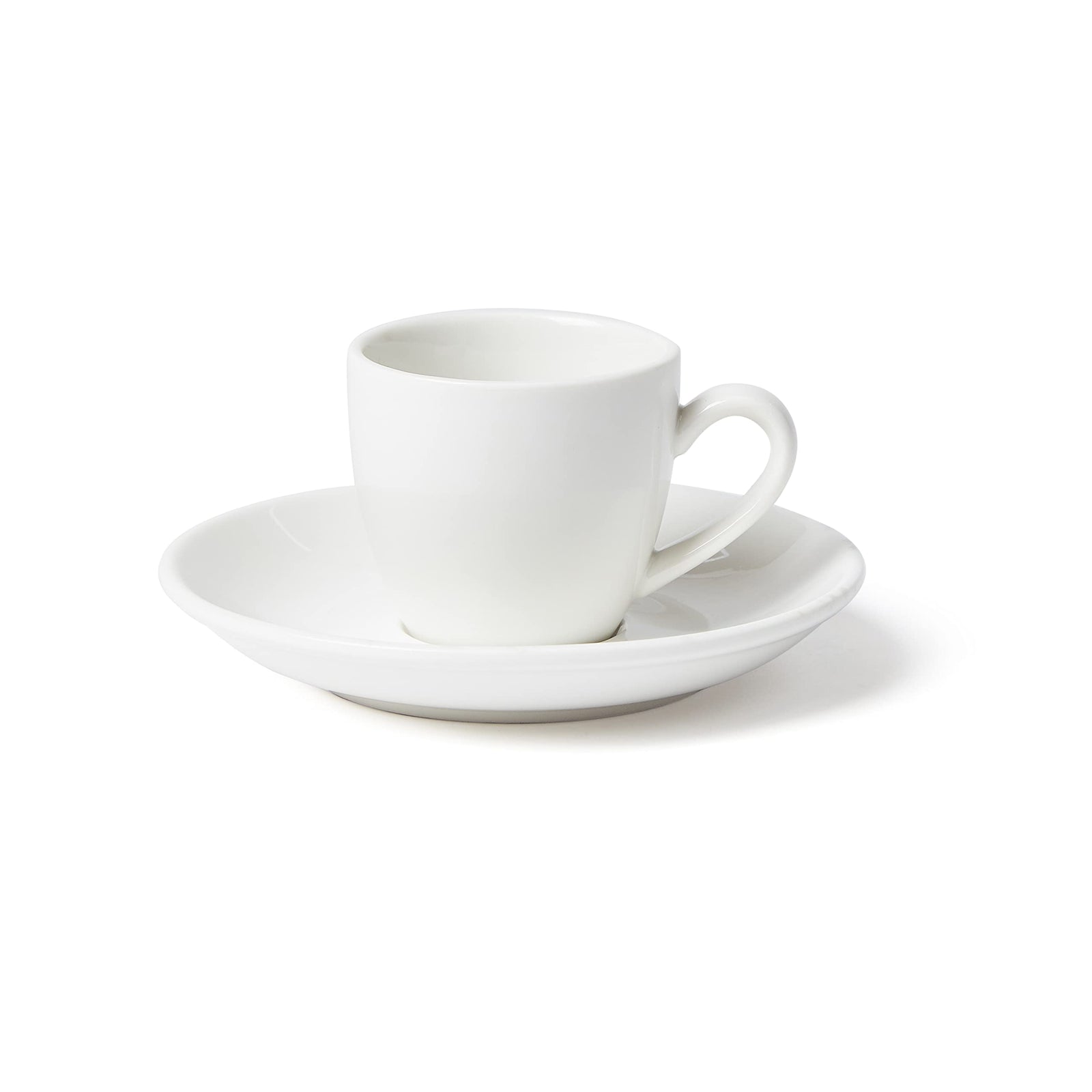 Porceletta Porcelain Espresso Cup and Saucer, Ivory,80 ml Capacity, ,08-092