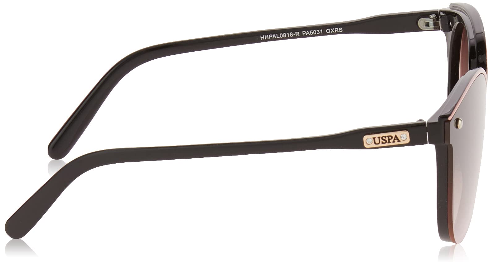 U.S. Polo Assn. Pa5031 Shield Uv Protective Cat Eye Sunglasses for Women. Classic Gifts for Her, 55 Mm