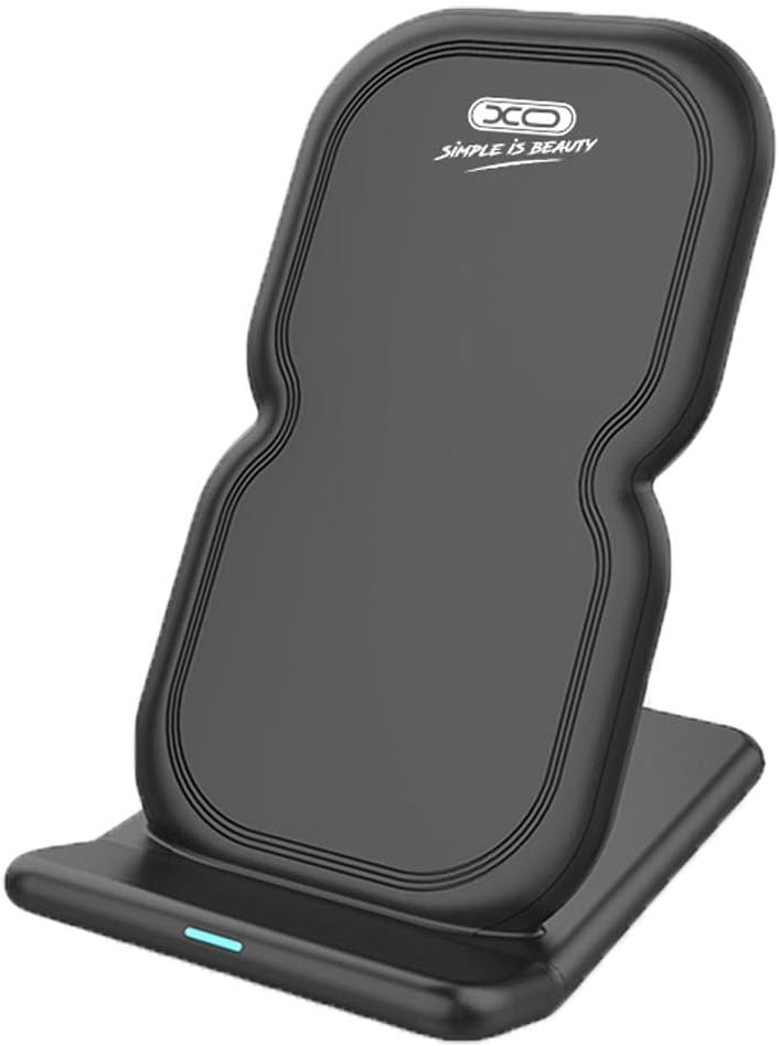 XO WX003 Wireless Charging Dock For Mobile Phones - Matt Black