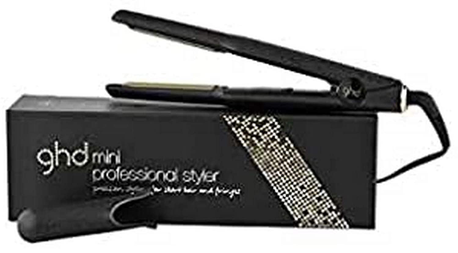 ghd Mini Styler 0.5" Flat Iron Hair Straightener, Professional & Advanced Ceramic Heat Technology, Optimum Styling Hair Straightening Iron for Short Hair, Tight Curls, & Bangs