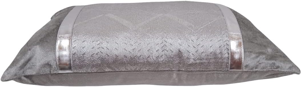 Home Town Print Polyester Silver Cushion With Filler,30X50cm